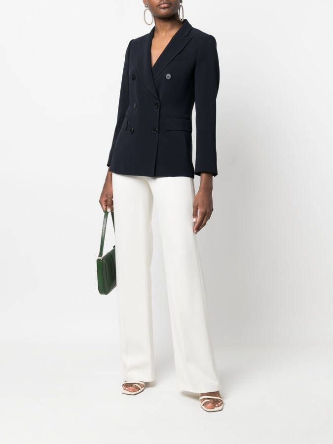 Alberto Biani Blazer met dubbele rij knopen Blauw