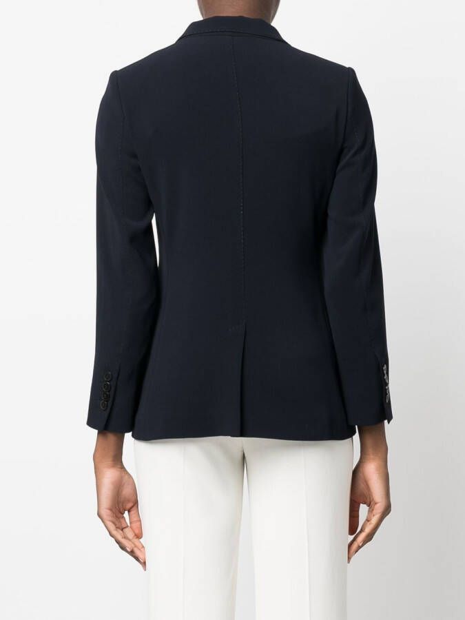 Alberto Biani Blazer met dubbele rij knopen Blauw