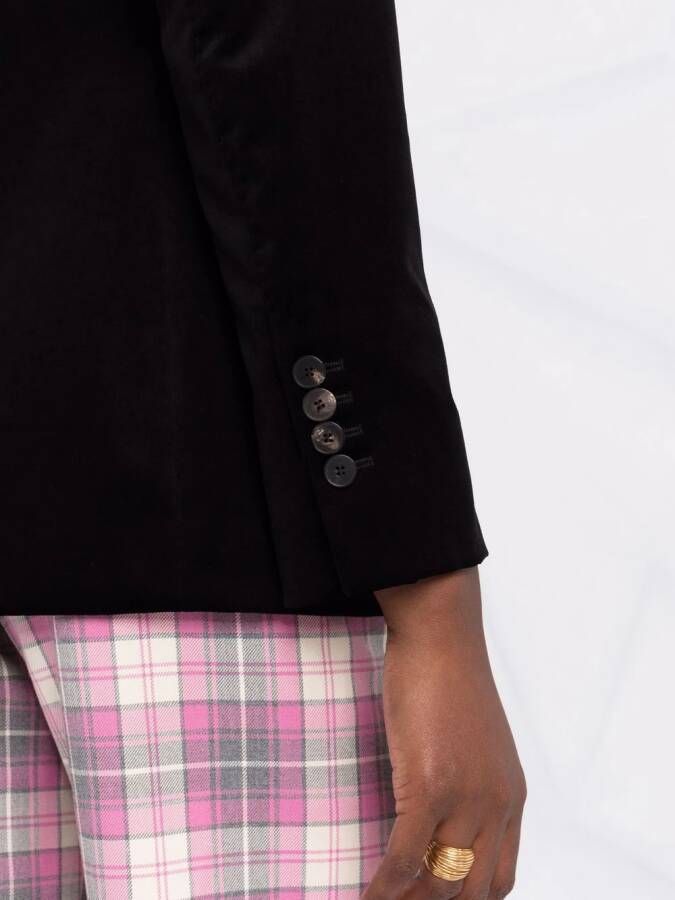 Alberto Biani Blazer met dubbele rij knopen Zwart