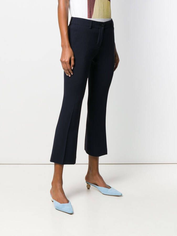 Alberto Biani Cropped pantalon Blauw