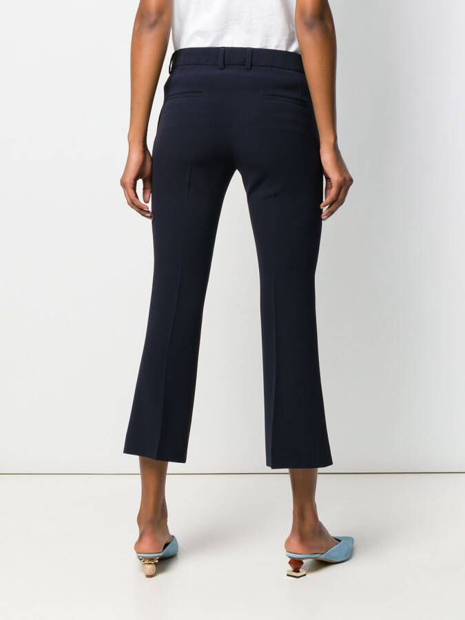 Alberto Biani Cropped pantalon Blauw