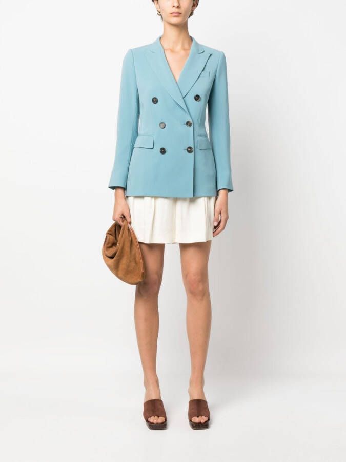 Alberto Biani Blazer met dubbele rij knopen Blauw