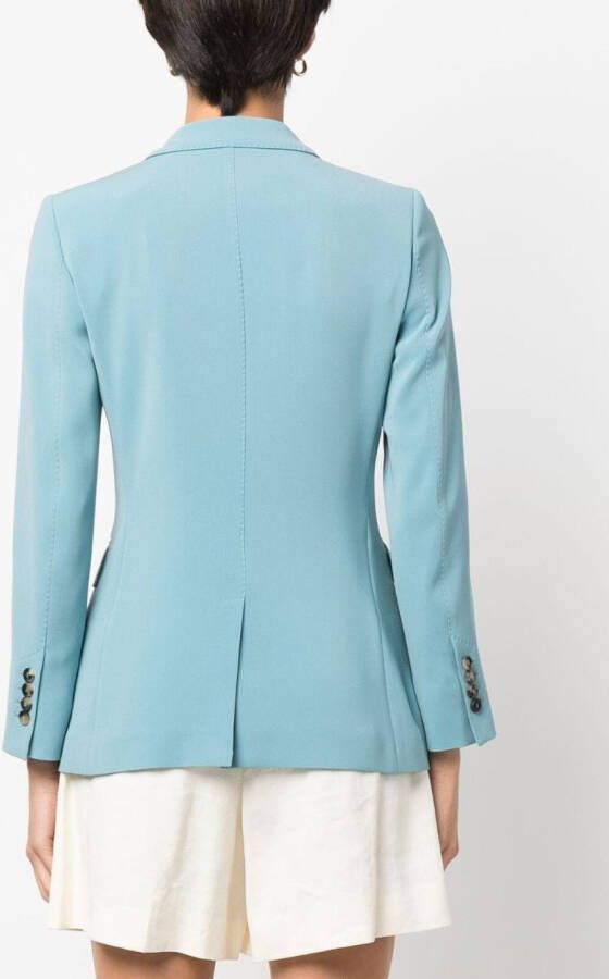 Alberto Biani Blazer met dubbele rij knopen Blauw