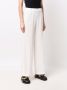 Alberto Biani High waist broek Wit - Thumbnail 3