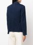 Alberto Biani Jack met dubbele rij knopen Blauw - Thumbnail 4
