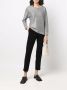 Alberto Biani Slim fit broek dames acetaat Spandex Elastane Triacetate Polyester 42 Zwart - Thumbnail 2