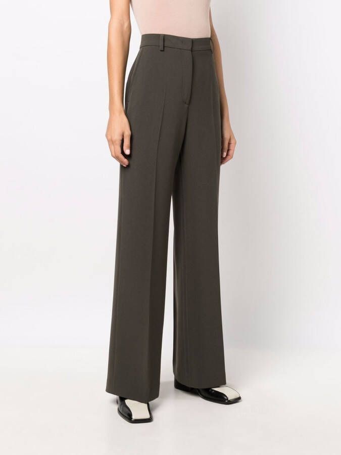 Alberto Biani Straight broek Groen