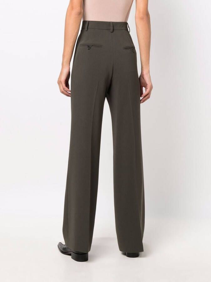 Alberto Biani Straight broek Groen