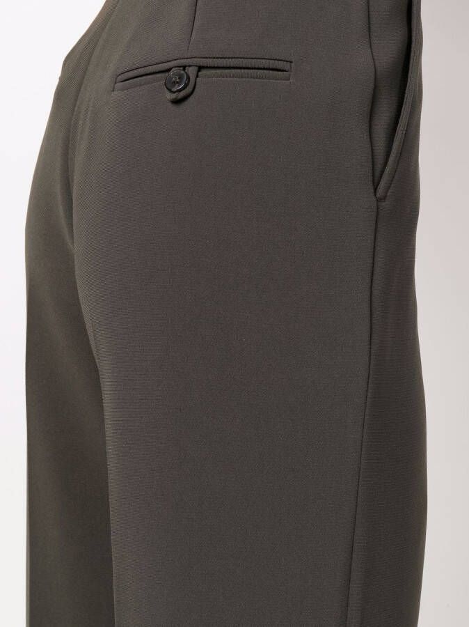 Alberto Biani Straight broek Groen