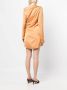 A.L.C. Asymmetrische jurk Oranje - Thumbnail 4