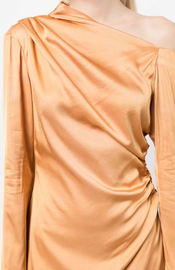 A.L.C. Asymmetrische jurk Oranje