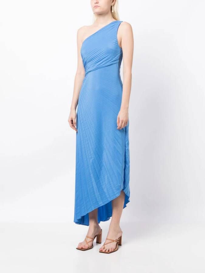 A.L.C. Asymmetrische maxi-jurk Blauw