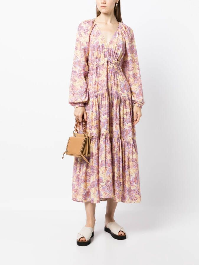 A.L.C. Jurk met bloemenprint Roze
