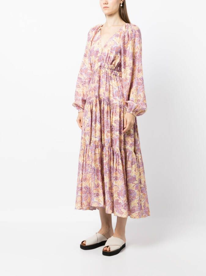 A.L.C. Jurk met bloemenprint Roze