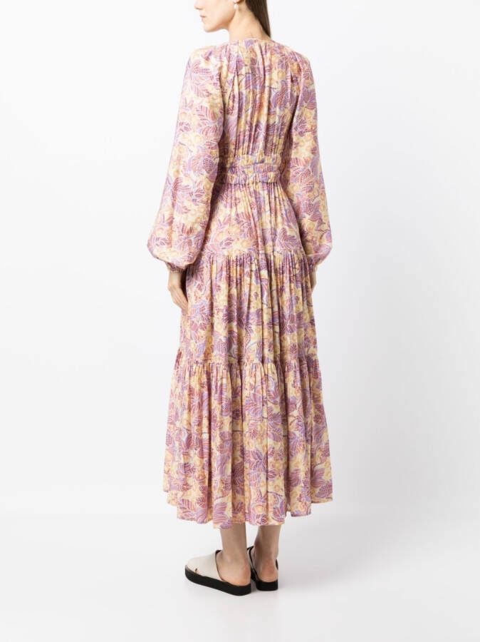 A.L.C. Jurk met bloemenprint Roze