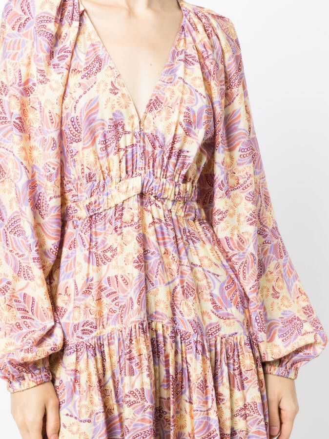 A.L.C. Jurk met bloemenprint Roze