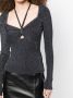 A.L.C. Metallic blouse Zwart - Thumbnail 5