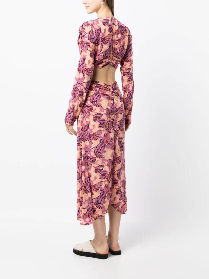 A.L.C. Jurk met bloemenprint Roze