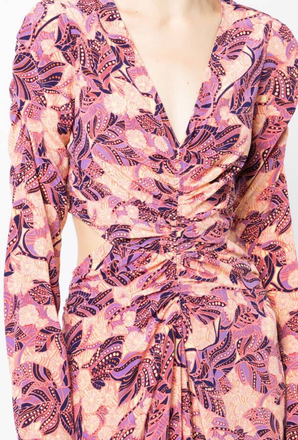 A.L.C. Jurk met bloemenprint Roze