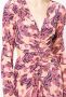 A.L.C. Jurk met bloemenprint Roze - Thumbnail 5