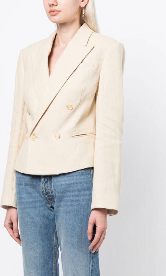 A.L.C. Blazer met dubbele rij knopen Bruin
