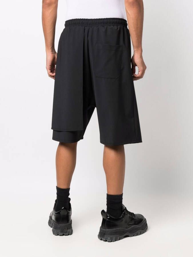Alchemy Shorts met verlaagd kruis Zwart
