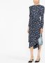 Alessandra Rich Midi-jurk met print Blauw - Thumbnail 2