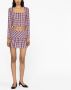Alessandra Rich Cropped jack Blauw - Thumbnail 2
