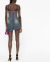 Alessandra Rich Mini-jurk verfraaid met kristallen Blauw - Thumbnail 3