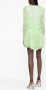 Alessandra Rich Mini-jurk verfraaid met kristallen Groen - Thumbnail 4