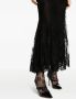Alessandra Rich Zijden maxi-jurk Zwart - Thumbnail 5