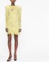 Alessandra Rich Mini-jurk met bloemenprint Geel - Thumbnail 2