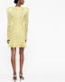 Alessandra Rich Mini-jurk met bloemenprint Geel - Thumbnail 4