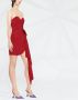 Alessandra Rich Gedrapeerde mini-jurk Rood - Thumbnail 3