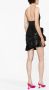 Alessandra Rich Gelamineerde mini-jurk Zwart - Thumbnail 4