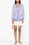 Alessandra Rich Geruit vest Wit - Thumbnail 2