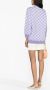 Alessandra Rich Geruit vest Wit - Thumbnail 3