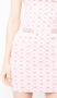 Alessandra Rich Mini-jurk met hartprint Roze - Thumbnail 5