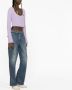 Alessandra Rich Jeans met stras Blauw - Thumbnail 3