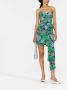 Alessandra Rich Mini-jurk met bloemenprint Groen - Thumbnail 2