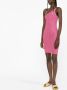 Alessandra Rich Asymmetrische jurk Roze - Thumbnail 2