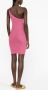 Alessandra Rich Asymmetrische jurk Roze - Thumbnail 4