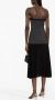 Alessandra Rich Midi-jurk met kanten afwerking Grijs - Thumbnail 3