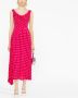 Alessandra Rich Midi-jurk met stippen Roze - Thumbnail 2