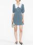 Alessandra Rich Mini-jurk met stippen Blauw - Thumbnail 2