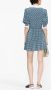 Alessandra Rich Mini-jurk met stippen Blauw - Thumbnail 3