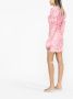 Alessandra Rich Mini-jurk met ruche Roze - Thumbnail 3