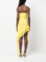Alessandra Rich Asymmetrische jurk Geel - Thumbnail 4