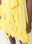 Alessandra Rich Asymmetrische jurk Geel - Thumbnail 5