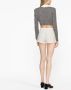 Alessandra Rich Tweed shorts Wit - Thumbnail 3